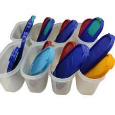 Tupperware Eidgenosse 1,1 Liter mit Deckel Blau Vorratsbehälter