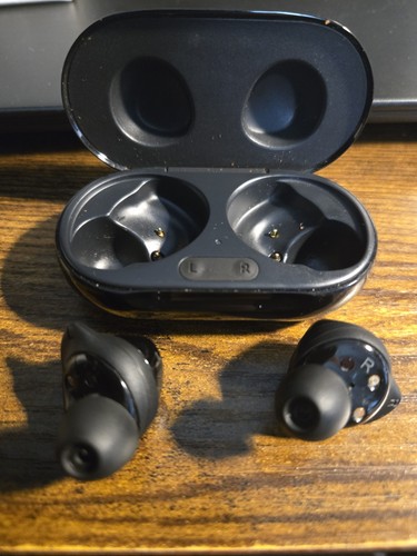 Black samsung galaxy buds - samsung, buds+