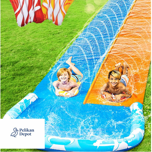 Wasserrutsche mit bodyboards - wasserrutsche, 2