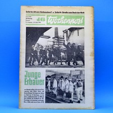 DDR Wochenpost 16 1967 Müller Gawlik Schwedt LPG Strasburg Tanz Sport Pamir Mode