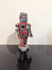 Grau Roter Robo Roboter  -