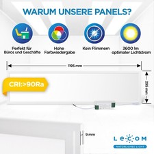 LED Panel Deckenleuchte 120x30