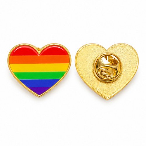 Regenborgen herz pin lgbtq - pin,