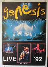 Genesis Live, Promo-Poster, Plakat, Tour, Concert, Konzert, 1992