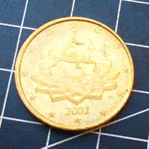 Italien cent kursmünze - 50,