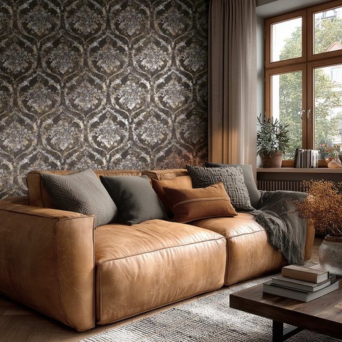 Vliestapete ornamente barock - vliestapete,