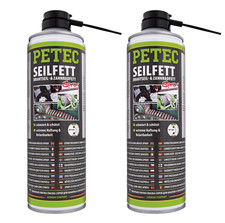 2x PETEC Seilfett Spray 500ml