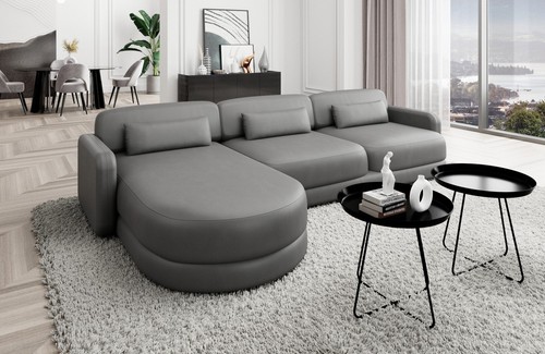 Leder sofa eckcouch design - leder,