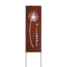 Roststecker Schild Pusteblume