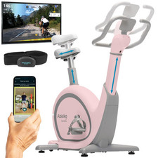 Skandika Ergometer Abisko automatische Verstellung App-kompatibel rosa B-Ware