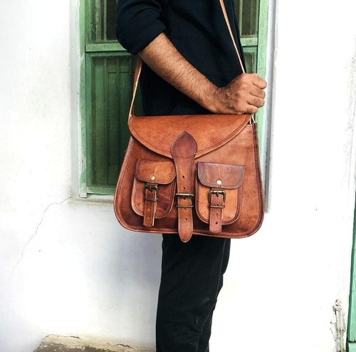 Kuriertasche aus echtem