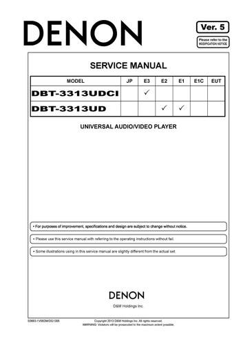 Service manual anleitung für - service,