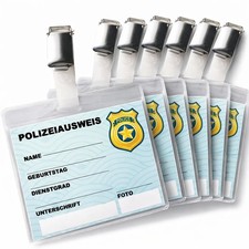 6x POLIZEI AUSWEISE Mitgebsel