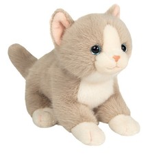 Grau weiß flauschig - weiß,