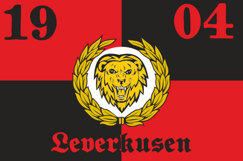 Aufkleber leverkusen löwe - aufkleber,