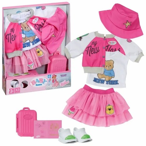 Baby born deluxe reiseoutfit - born,