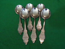 Robbe & Berking Friesenmuster Bouillonlöffel für 6 Personen 18/8 TOP !