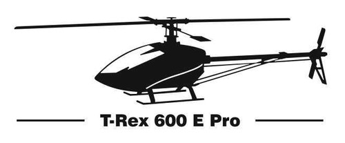 Align rex 600 aufkleber - align, e