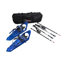 ALPIDEX Schneeschuhe Steighilfe Tragetasche Schuhgröße 38 bis 45 Optional Stöcke