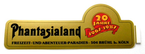 Werbe aufkleber phantasialand - werbe-aufkleber,