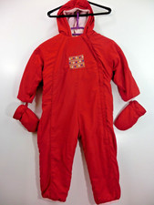 Schneeanzug  rot Gr. 98/104  Kinder Skianzug Winteranzug Schneeoverall