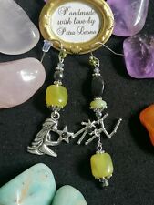 Ohrringe HÄMATIT SERPENTIN Geburtsstein Sternzeichen Bild JUNGFRAU Astro Schmuck