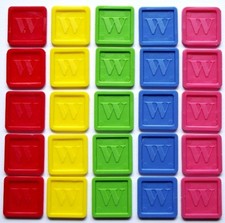 Wertmarken eckig 25 x 25mm