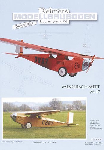 Kartonmodell messerschmitt - kartonmodell,