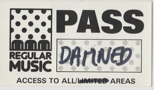 The damned tour pass access - the,
