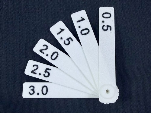 Spaltmaßlehre 0 mm - spaltmaßlehre, 0,5–3,0