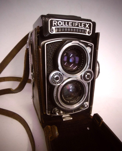 Alte kamera rolleiflex im - "rolleiflex",