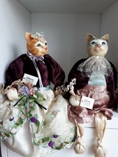 Katherine's Collection, liebenswertes Katzenpaar, sitzend ca. 30cm