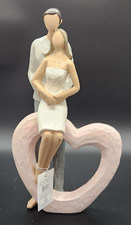 9.3 Skulptur Figur Dekoration Liebespaar Liebesglück Hochzeit Herz Geschenk