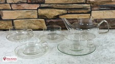 9 tlg. Tee Konvolut Teeset Jenaer Glas 70er Ilse Decho Saale Glas Schott & Gen