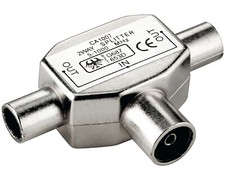 TV Splitter T-Stück Weiche 2