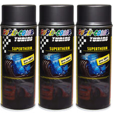 Lackspray gussgrau hitzefest Dupli-Color Supertherm 3x 400ml Hitzelack bis 600°C