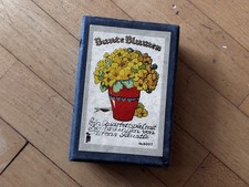 Antik Quartett „Bunte Blumen“ Nr. 6007 – Alfons Gärtner, 1920er, komplett