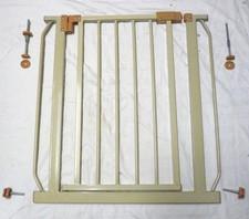 Treppenschutzgitter B 73cm 100 x H 79 Farbton Beige Kinder Treppen Absperrgitter