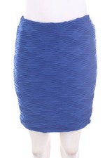 AMISU Rock Minirock L blau