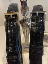 Krokodilleder Gürtel 3.5 cm