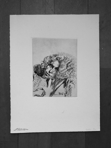 Ludwig meidner radierung - ludwig, meidner,