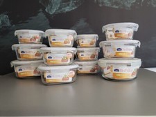 Lock&Lock Glas Serie Boroseal Starterset 1 (12 Stück) Glas-/Aufbewahrungsdosen