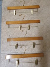 5Stück Kleiderbügel Hosen Holz lakiert drehbar Rockhalter von Polo Ralph Lauren