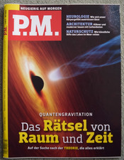 Zeitschrift PM Heft März 2022 3/22 Quantengravitation Körpergefühl Carbonbeton