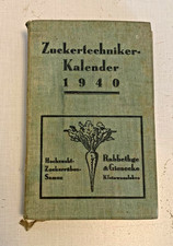 Zuckertechniker-Kalender