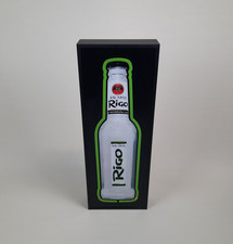 Original Bacardi Rigo Werbung Leuchtreklame Werbekasten Rum & Lime Reklame 65cm