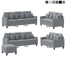 Sofagarnitur mit Kissen