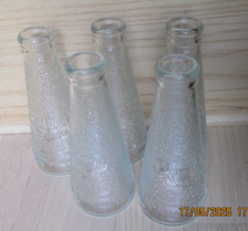 5 Deko Flaschen - Campari Soda - ca. 13 cm hoch - Vase - Glas