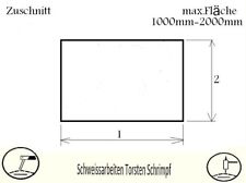 Anker Blech Fußplatte