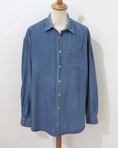 Herren jeanshemd xxl blau - herren,